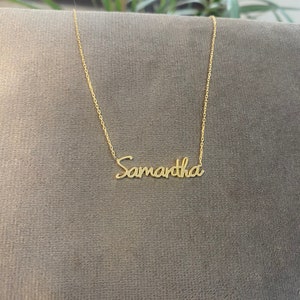 Personalized Name Necklace - Name Necklace - Gold Name Necklace - Dainty Name Necklace - 14k Gold Name Necklace - Custom Name Necklace