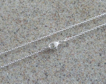 Chain, anchor chain, 1.5 mm, 40A, silver 925