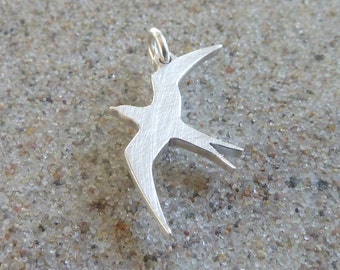 Tern, pendant, maritime pendant, silver 925, without chain