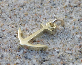 Anchor pendant, 333 gold, without chain, No 6