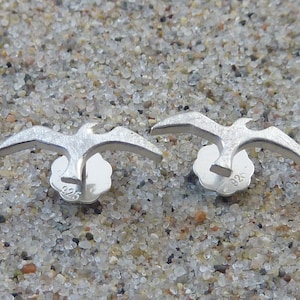 Seagull earrings, pair, silver 925, MA24