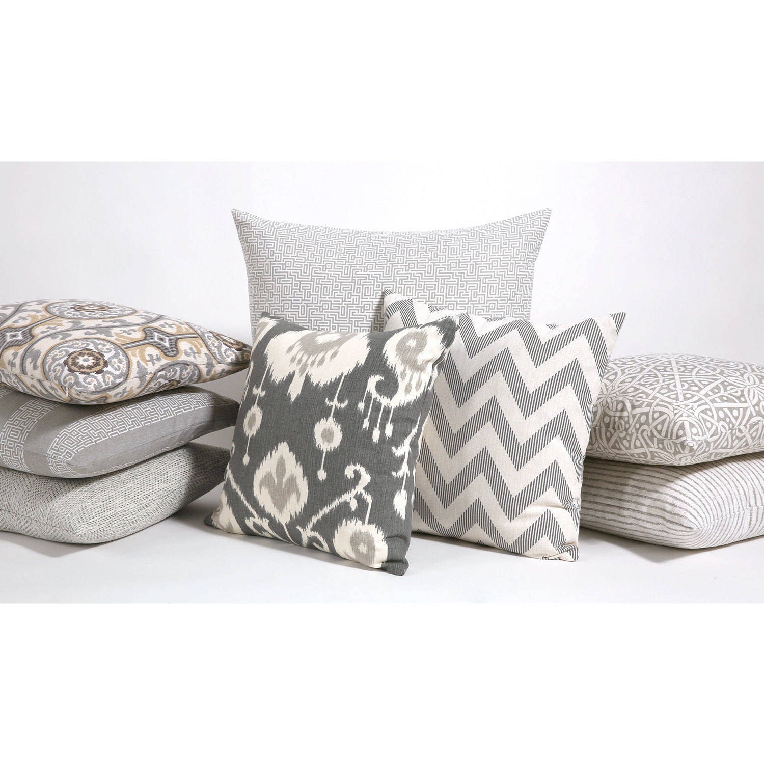 Slate Collection / Decorative Throw Pillows 18x18 & 9 Other Etsy