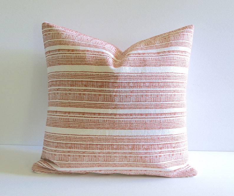 Mid Century Orange Euro Sham Euro Pillow Sham Cushion Etsy
