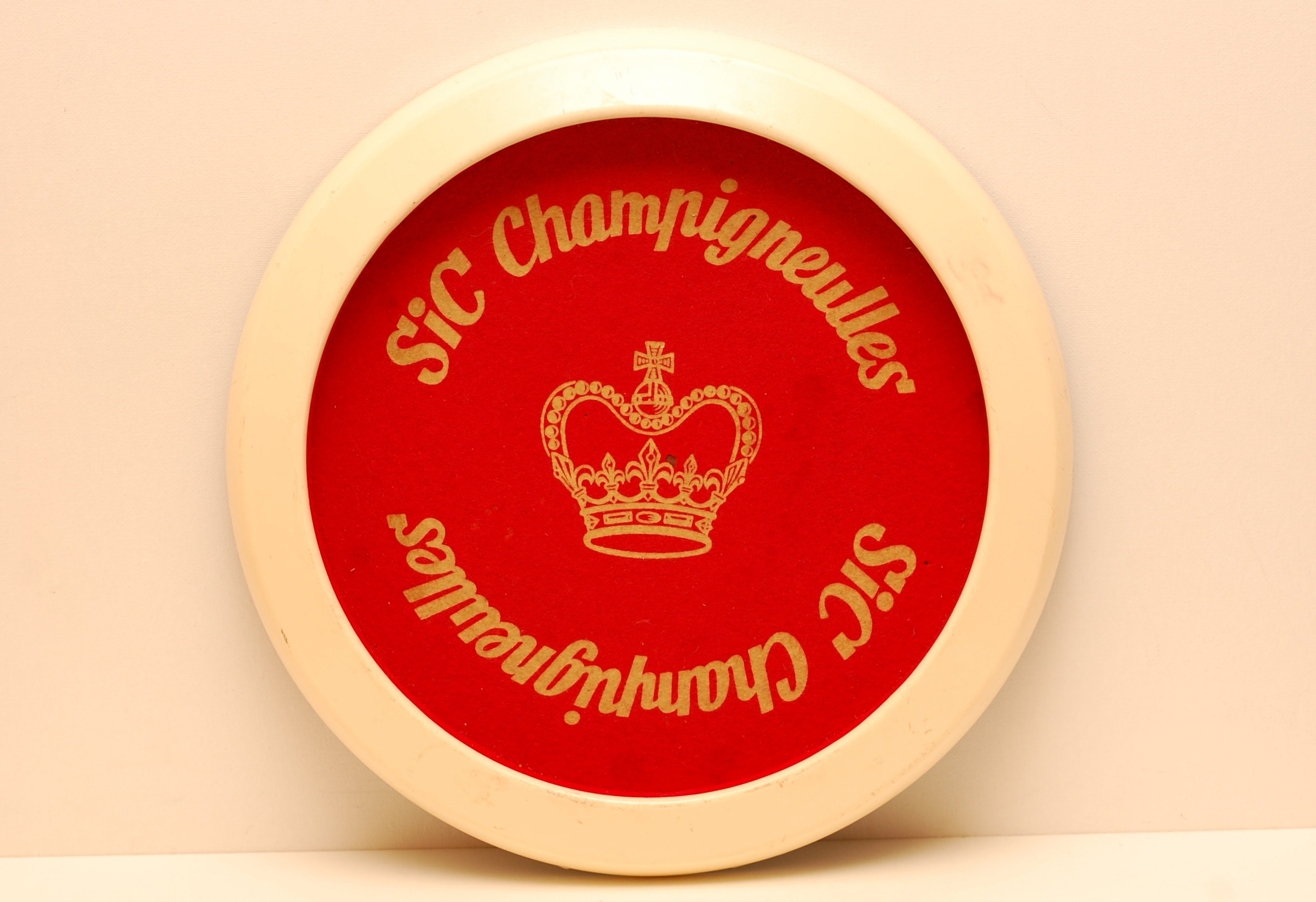 Vintage Français Champagne Enseigne Publicité Bar Décor Plastique Wall Hanging Shop Présentoir Objet