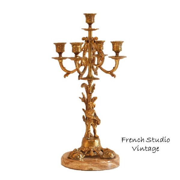 Bronze Candelabra Etsy