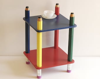 鉛筆シェルフ　ピエール・サラ　クレヨンツール　棚　カラフル　子供部屋 鉛筆シェルフ ピエール・サラ クレヨンツール 棚 カラフル 子供部屋