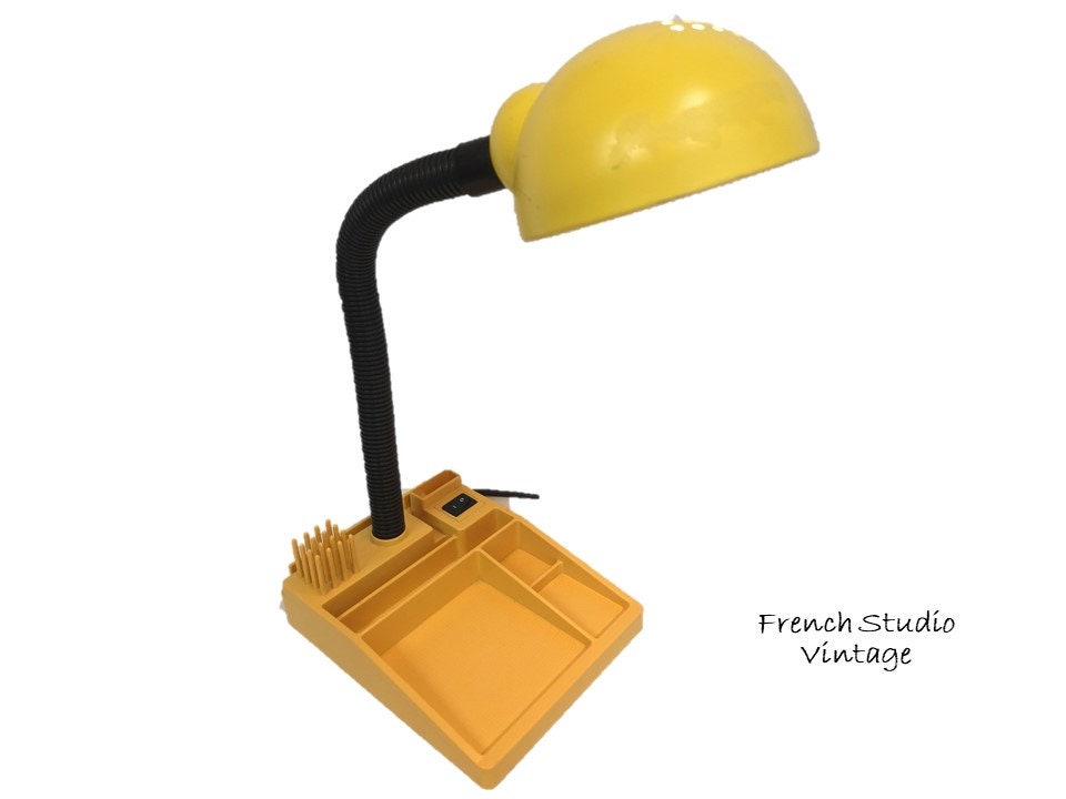 Vintage Lampe de Table Éclairage avec Espace Rangement Colonne Flexible Home Decor Display/Français