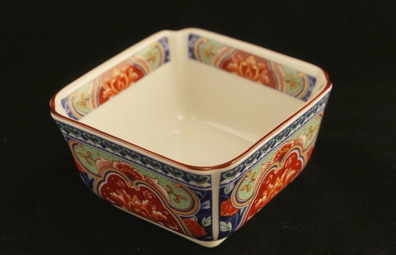 Vintage Chinese Ceramic Plate Dish Blue White Dragon Asian Art Oriental Decor Display Gift French Studio Vintage