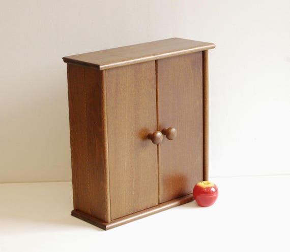 Vintage French Oak Wood Cabinet: Wall Shelf,Food Storage, Medicine Chest