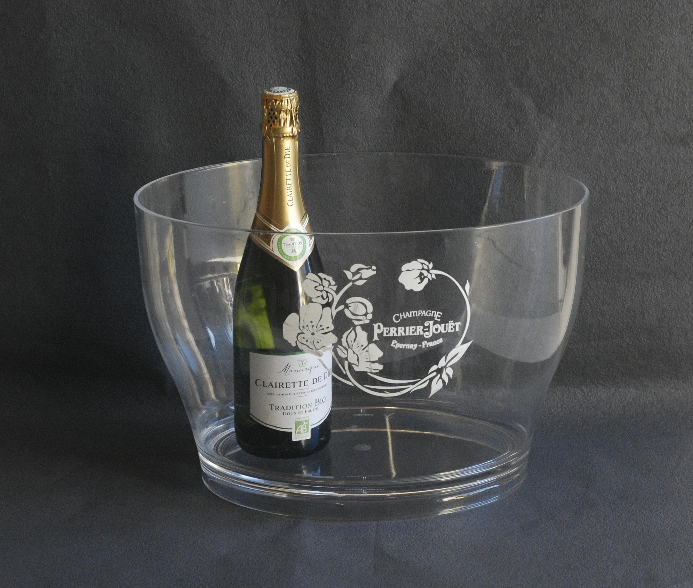 Vintage French Champagne Ice Bucket ,large Perrier-jouet Champagne
