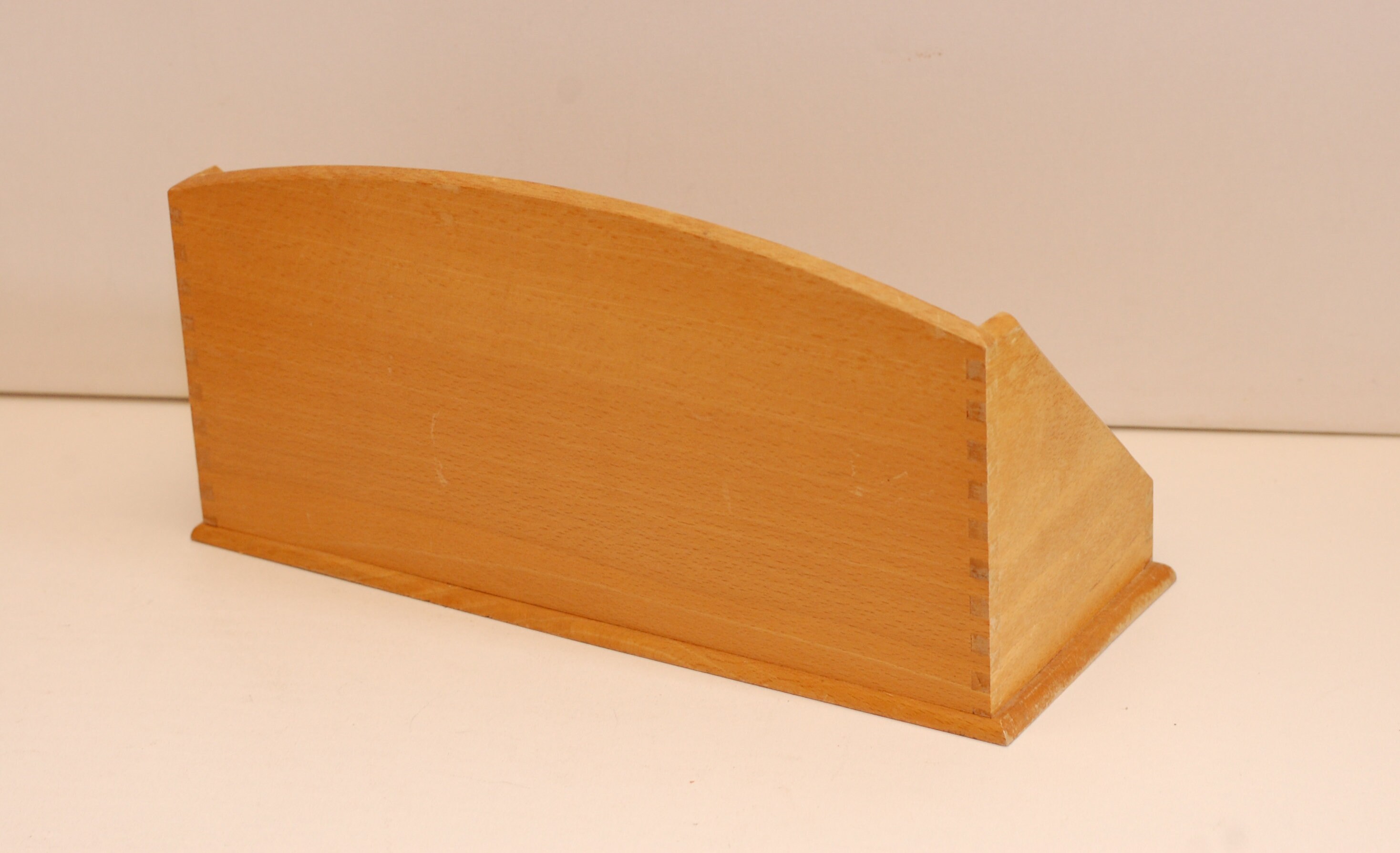 Vintage French Wood Letter Holder Desk File Storage Stand Etsy