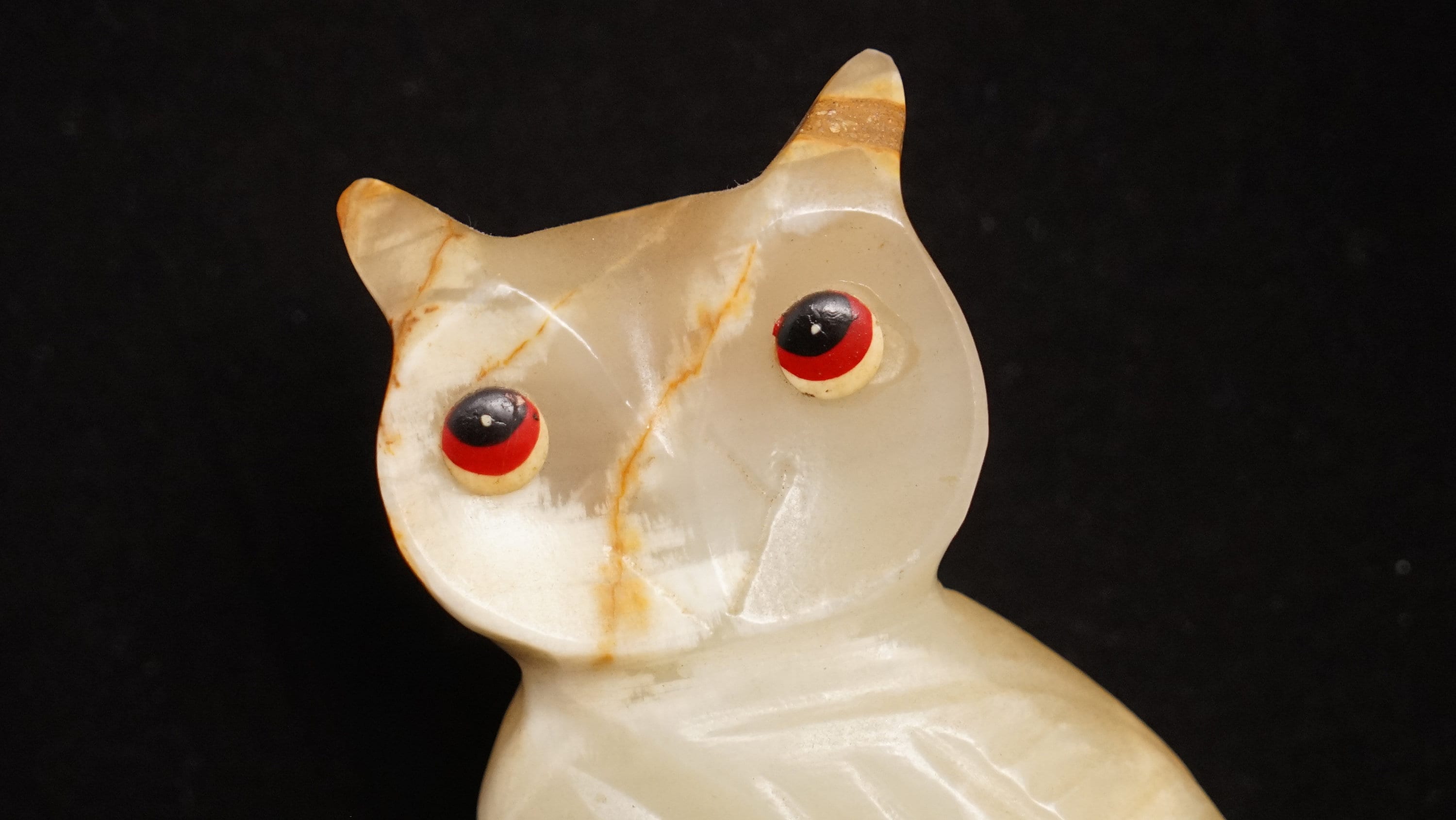 Vintage Marble Owl Figurine Carved Sculpture Owl Collectors | Etsy