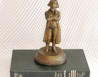 Fransk bronsbyst, statyett, Napoleon