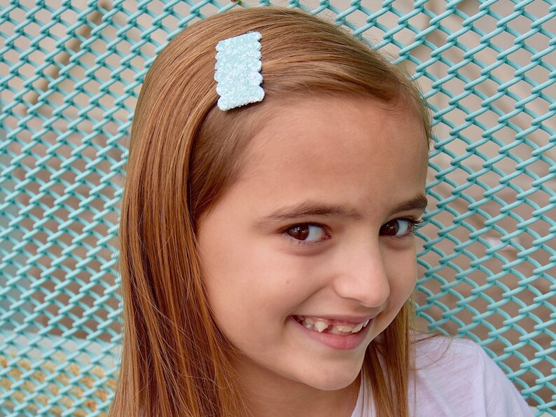 Small Shop Package Filler Assortment Thank You Gift Bulk Wholesale Spring Glitter Snap Clip Hair Clips