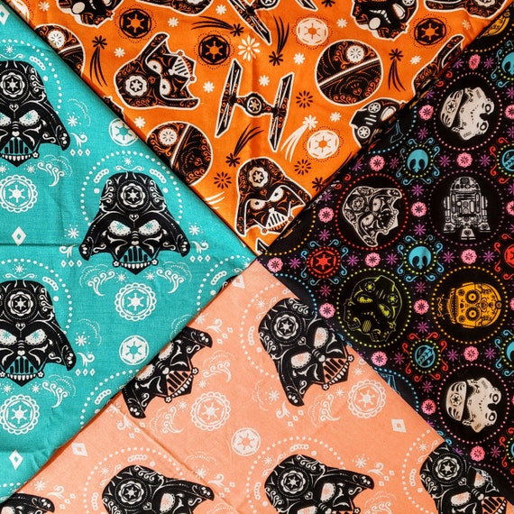 star wars sugar skull fabric