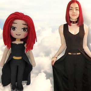 Custom Portrait Crochet Doll: Personalized Photo Gift