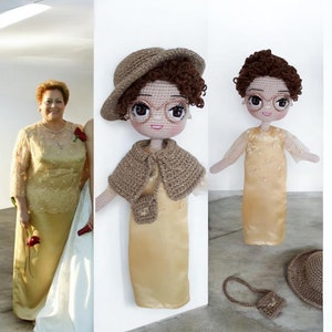Mini Me Custom Doll, Personalized Amigurumi Keepsake Doll, Look alike Someone Crochet People