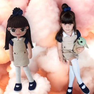 Similar Doll Portrait Doll Amigurumi Doll Look a Like Doll Japanese Doll Look alike Doll, Gift For Him, Personalized Gift, Gift for Him