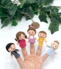 Personalized Finger Puppets, Look alike Puppet of Someone, Educational Toys for Baby Customized Family Puppets