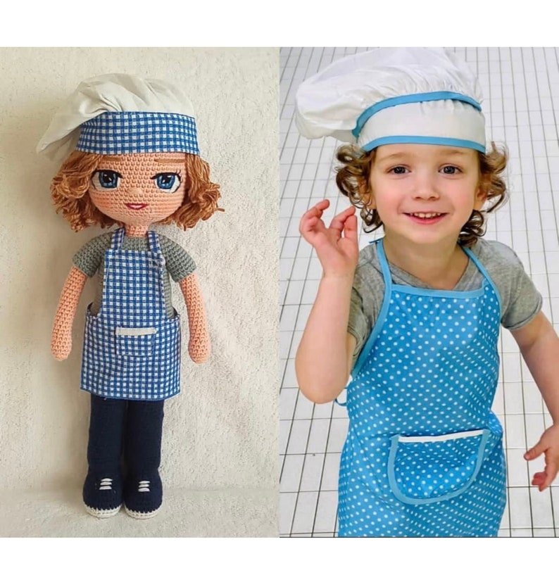 Lijk op elkaar pop Gepersonaliseerde pop Mini Me Doll Portretpop, Aangepaste poppen Cadeau voor hem of haar Cadeau voor vriendin cadeau voor haar hem moeder afbeelding 3