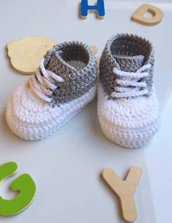 crochet baby boy shoes
