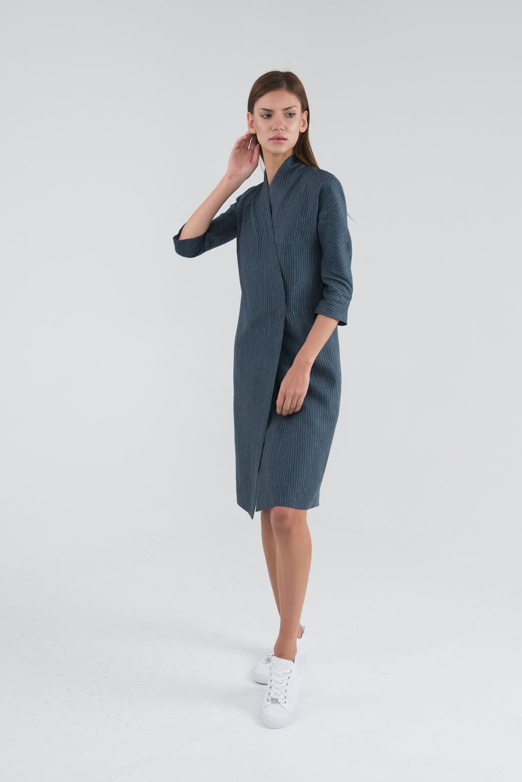 knee length wrap dress uk