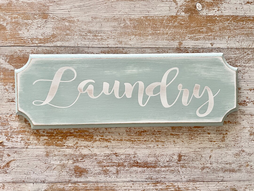 Laundry Room Sign:hand Made, Hand Painted - Etsy