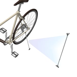 Portable stainless steel bike holder stand adjustable height for any bike SStickStand image 1