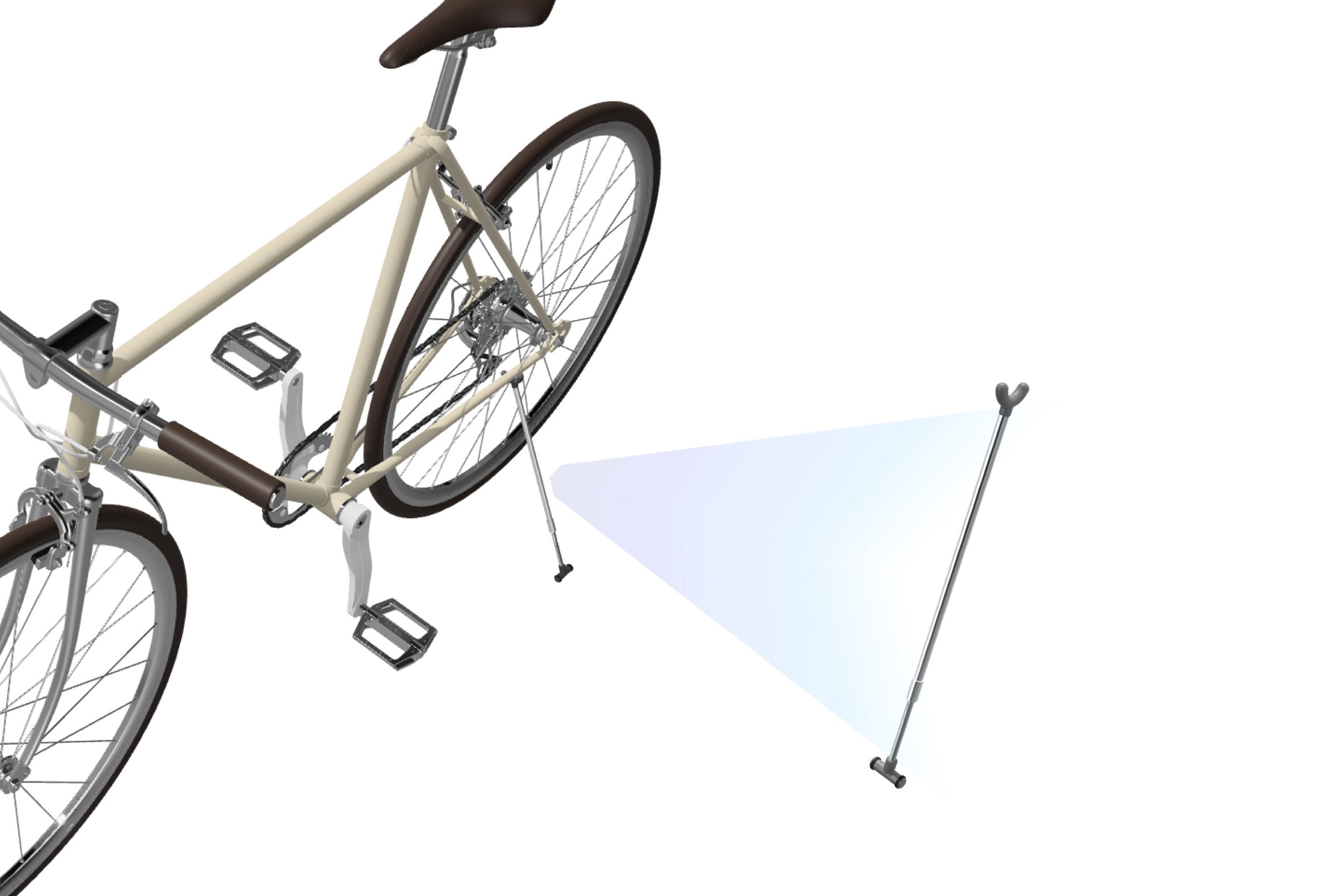 Invisible Bike Stand Etsy