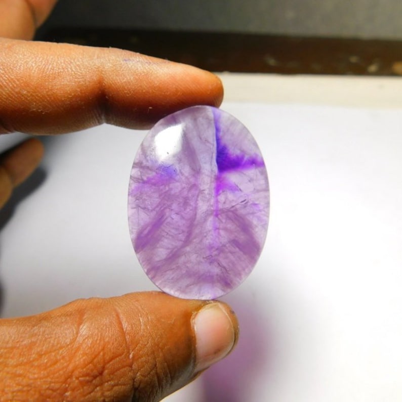 Natural Amethyst cabochon #1078A Nice Amethyst loose stone 62 Cts Amethyst loose gemstone Very Rare Gracious Purple Amethyst gemstone