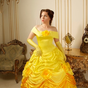 Belle's Dress Costume. Adult Belle Cosplay Costume. Belle. Princess ...