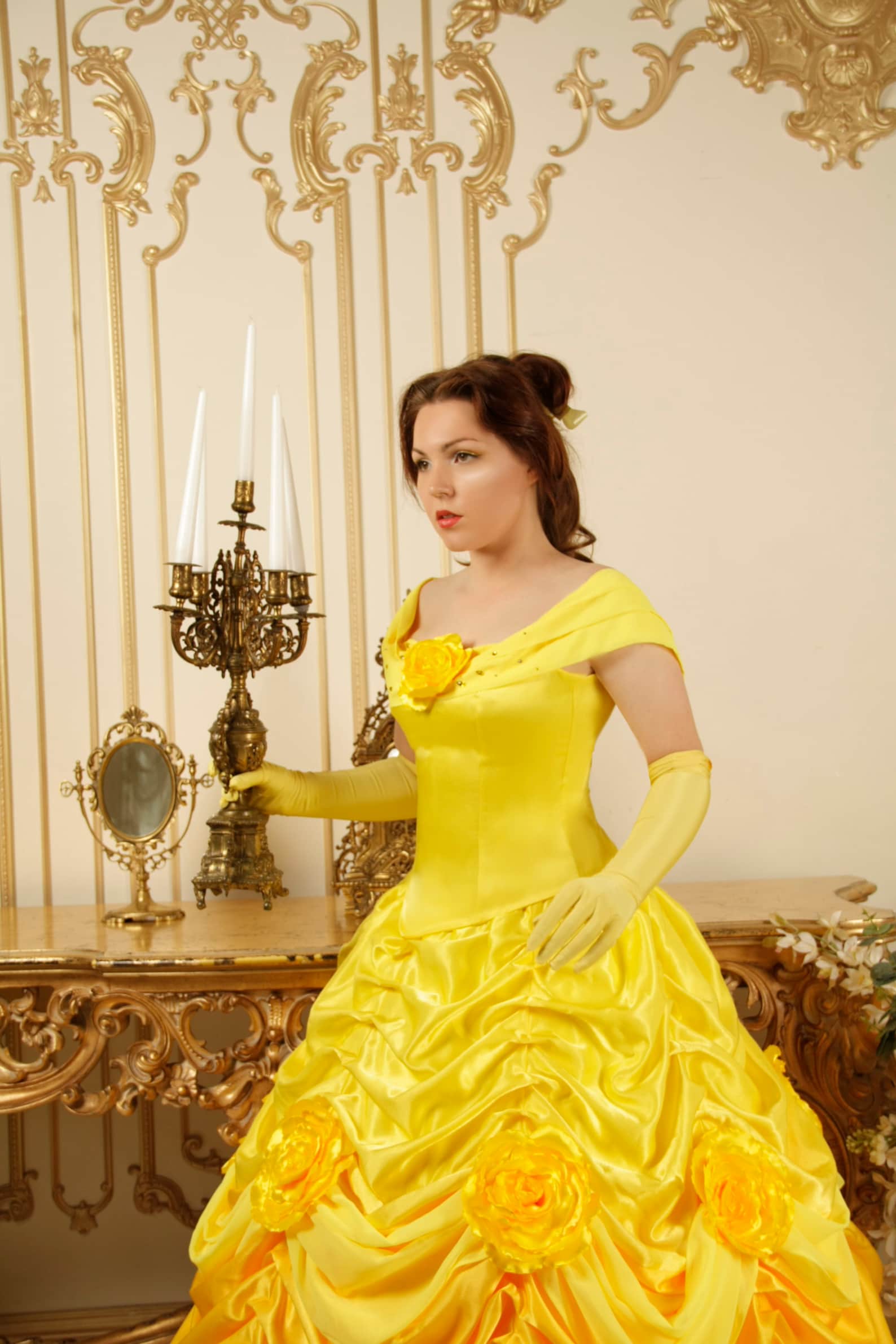 Belle's Dress Costume. Adult Belle Cosplay Costume. Belle. Etsy