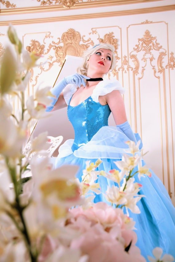Cinderella. Princess. Blue Dress Cosplay. Adult Dress Princess - Etsy Canada