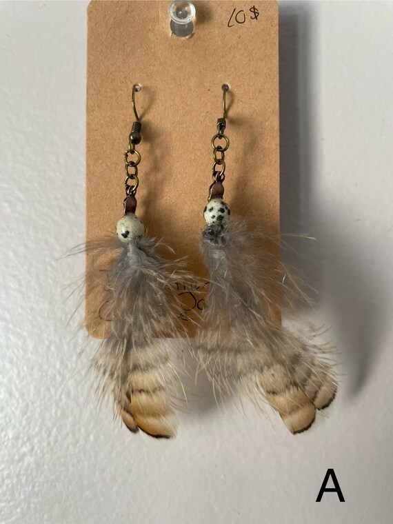 Small Feather Earings
