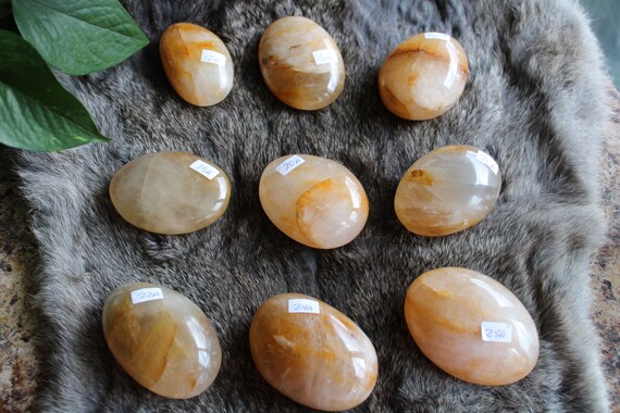 Golden healer palmstones