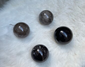 Smokey quartz sphere