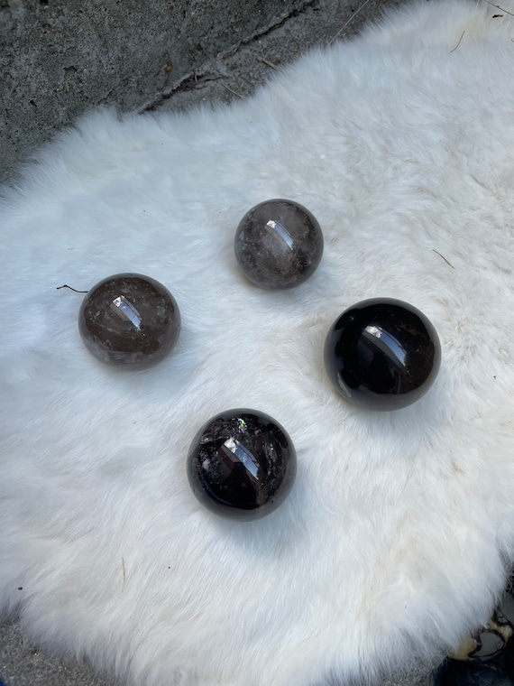 Smokey quartz sphere