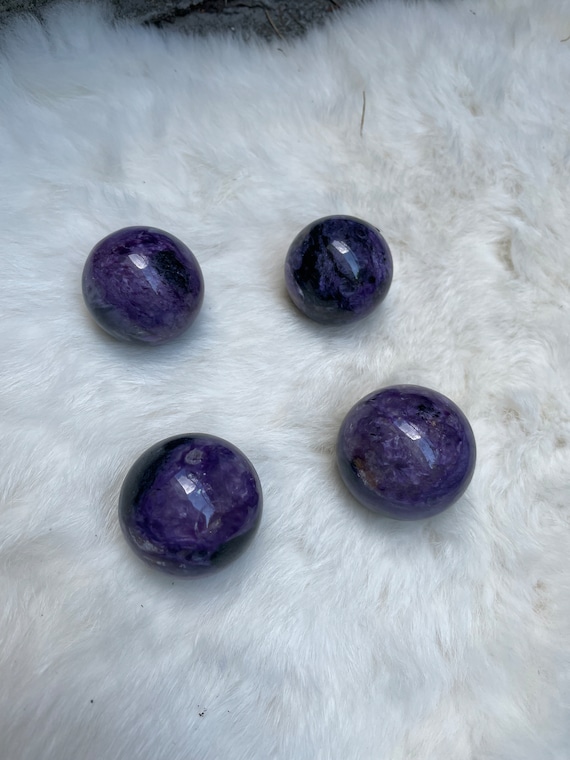 Charoite sphere