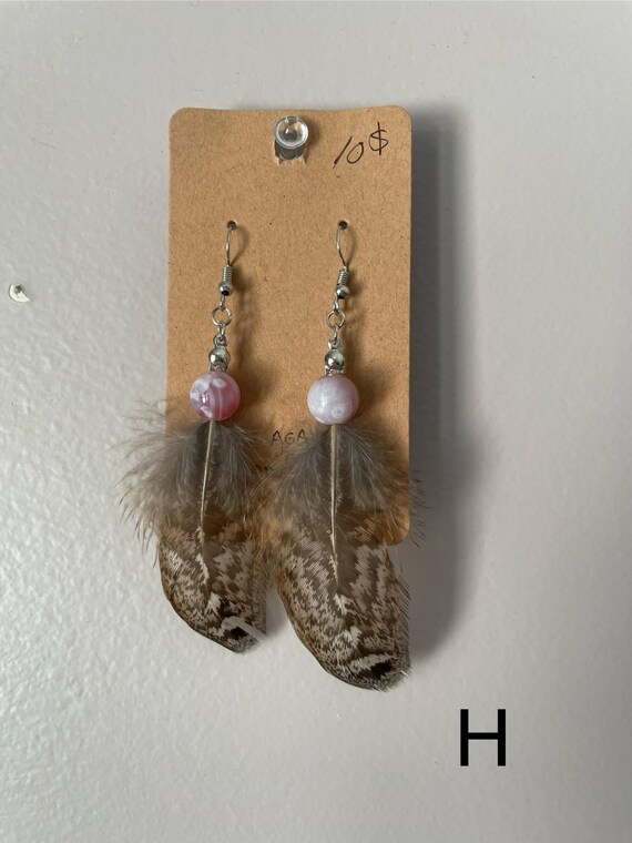 Small Feather Earings