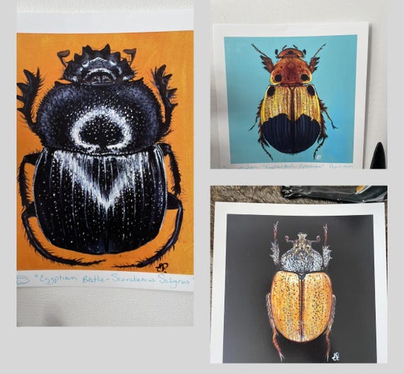 The Egyptian Beetles by Elli Poitras