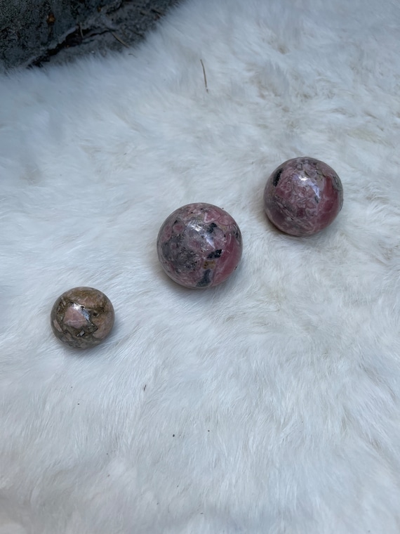 Rhodochrosite sphere