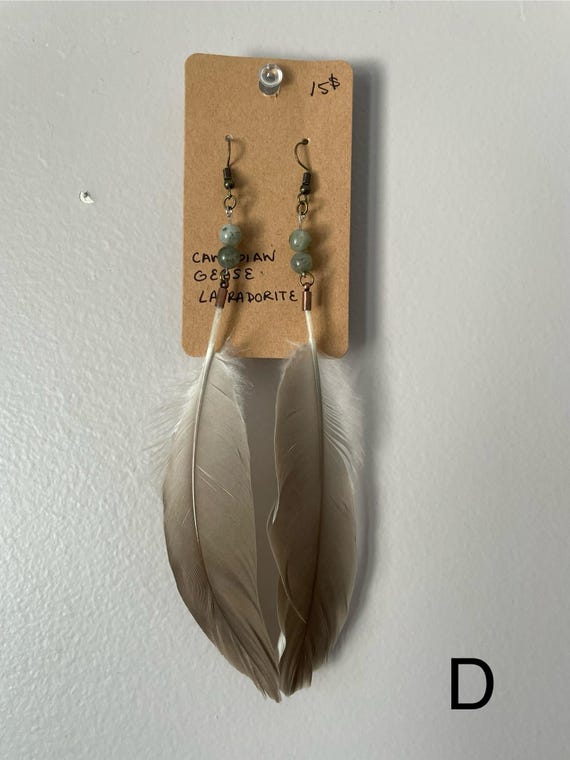 Large Feather Earings