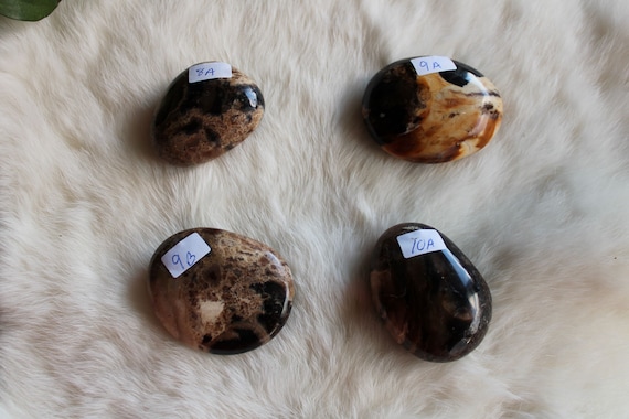 small black opal palmstones
