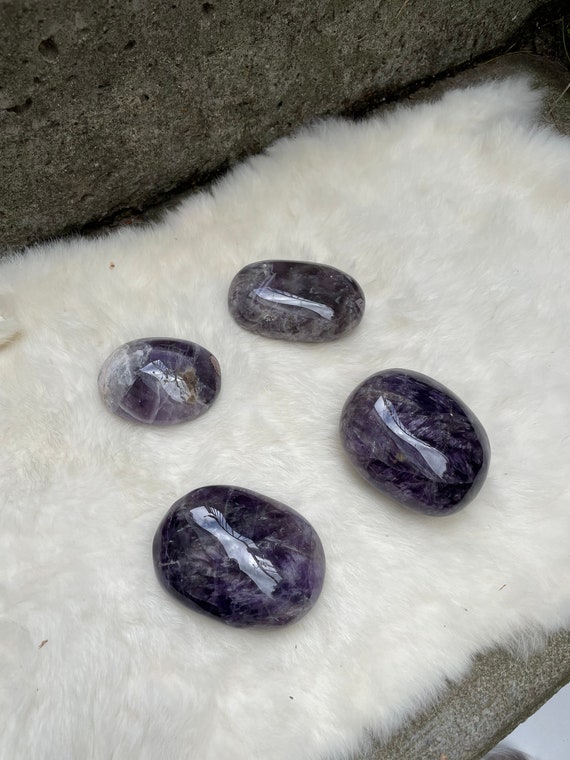 Amethyst Palmstones