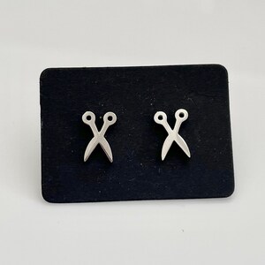 Ohrstecker Schere Edelstahl