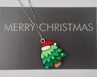 Necklace Christmas motif