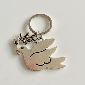 Keychain dove of peace