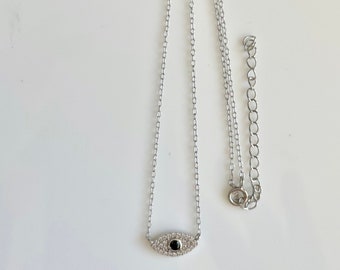 Nazar necklace, 925 sterling silver