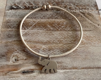 Leather bracelet elephant