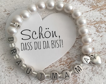 Armband Brautmutter Perlen Hochzeit